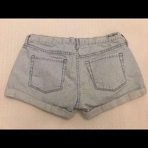 Bull Head Pinstriped Shorts